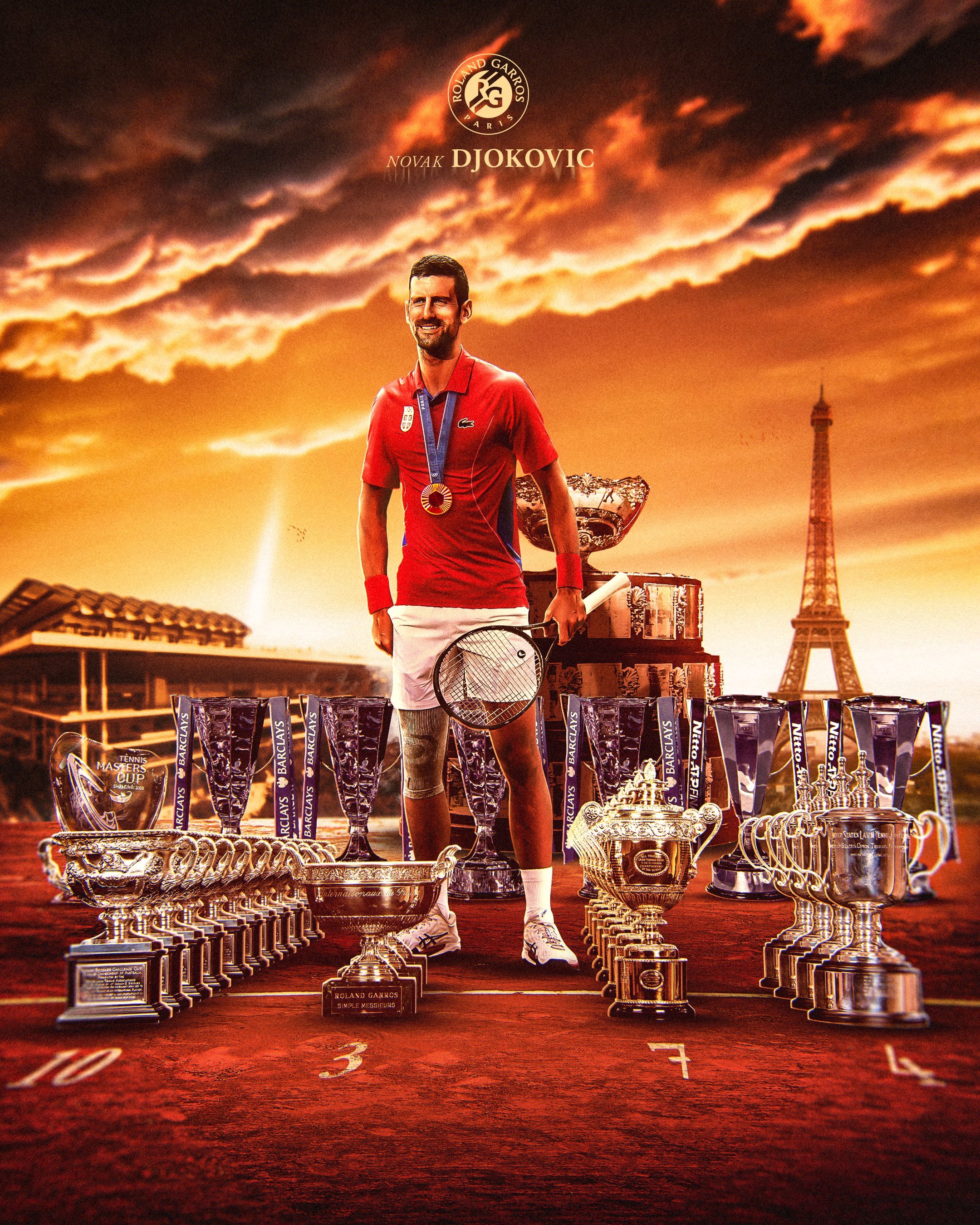 ATP总决赛横扫拉沃尔杯，德约科维奇扛起全队